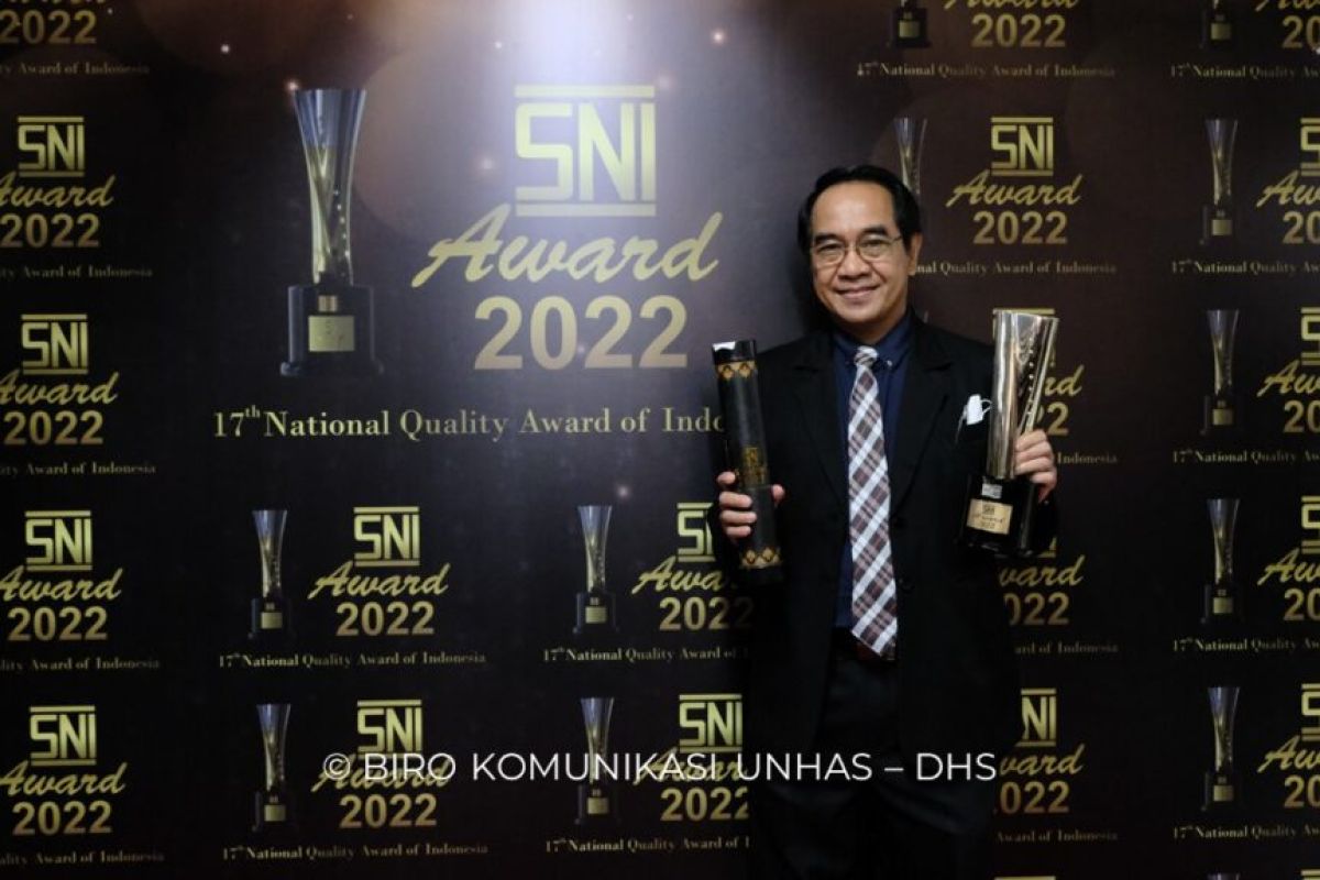 Unhas satu-satunya kampus luar Jawa yang meraih SNI Award 2022