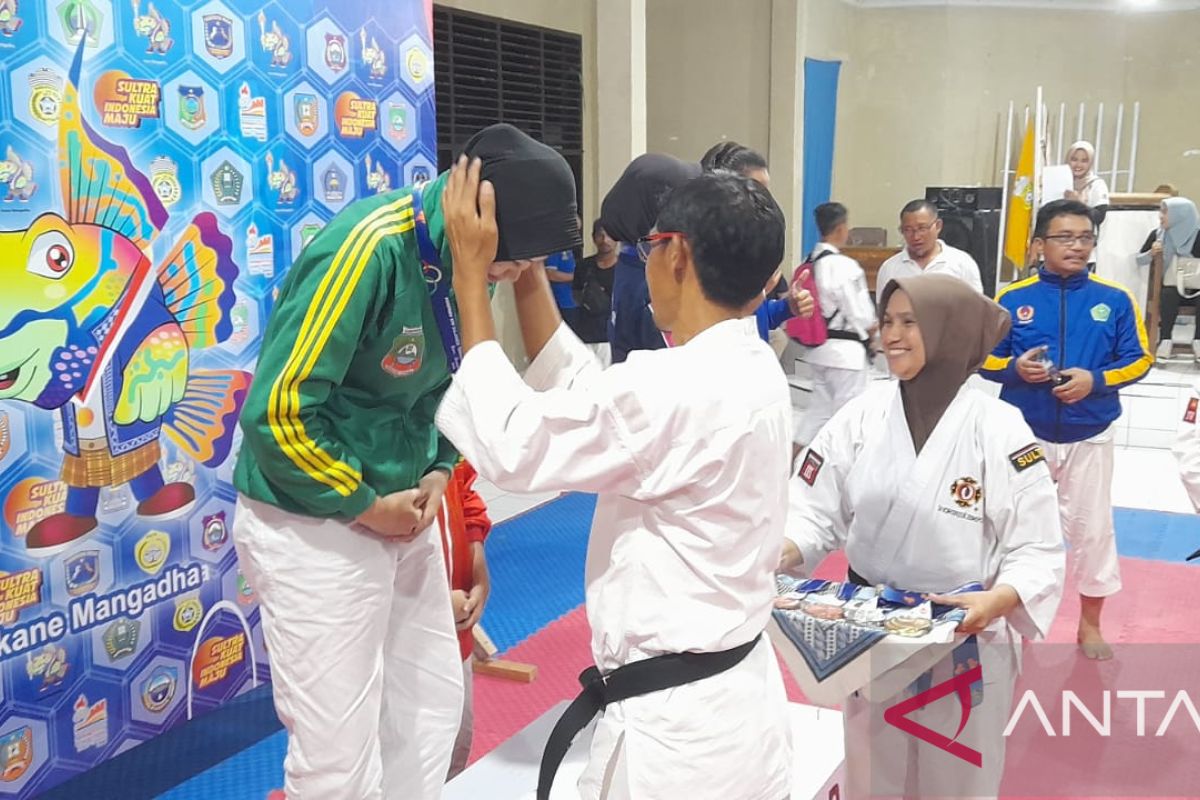 Porprov Sultra: Konawe Utara Raih 13 Medali Cabor Kempo