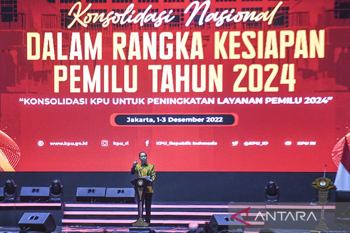 Presiden Jokowi tekankan sejumlah hal terkait penyelenggaraan pemilu