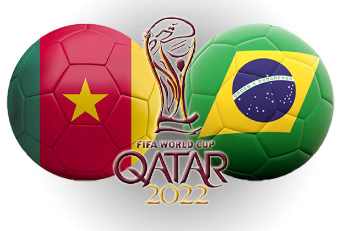 Preview Piala Dunia  Qatar: Kamerun vs Brazil