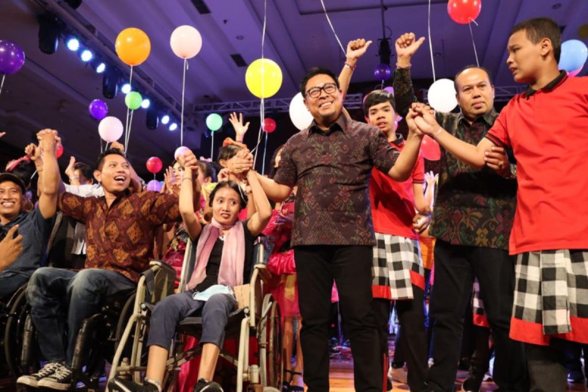 Disabilitas Denpasar tampilkan kreativitas seni saat rayakan HDI 2022