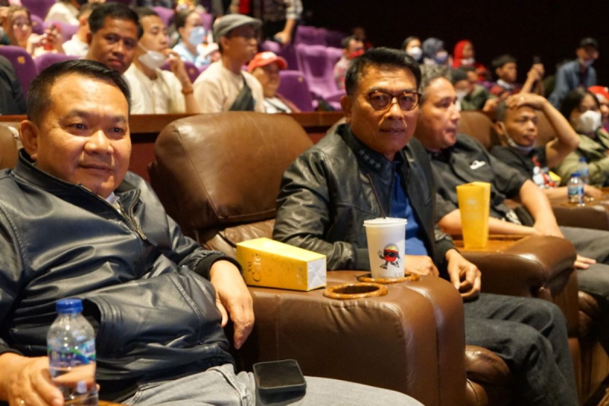 Moeldoko "nobar" film Tegar di Hari Disabilitas Internasional