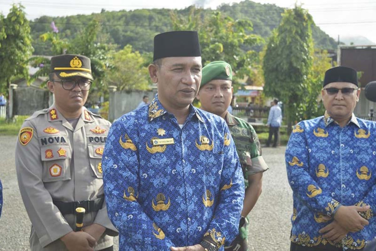 Sekda Aceh Selatan jadi inspektur upacara HUT Korpri