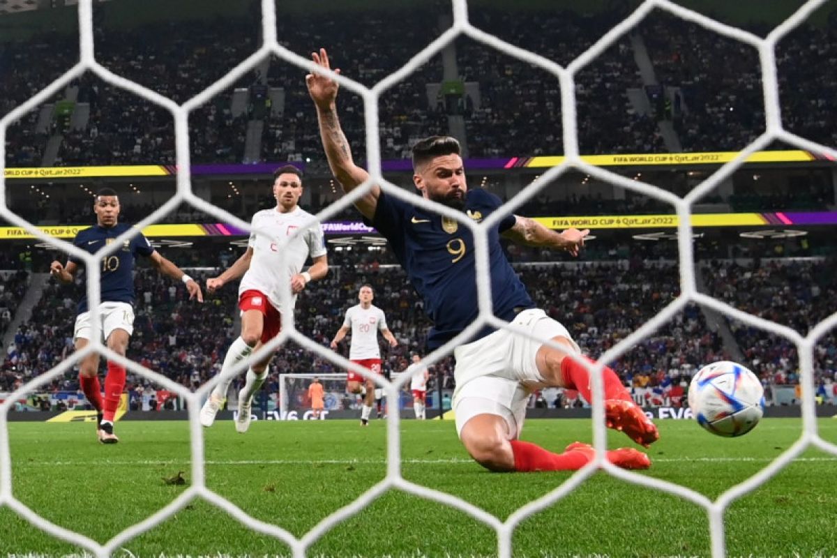 Piala Dunia 2022: jebol gawang Polandia, Giroud top skorer Prancis sepanjang masa