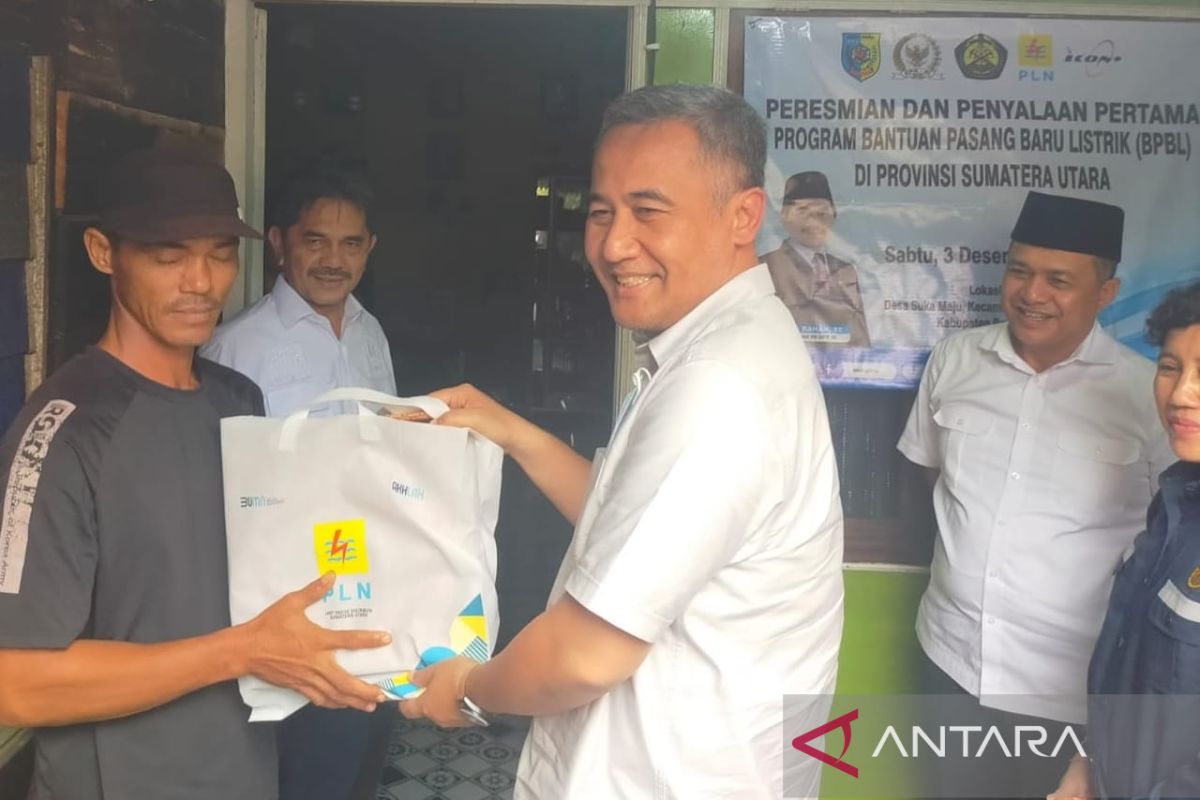 PLN salurkan program BPBL bagi 416 rumah tangga di Batubara