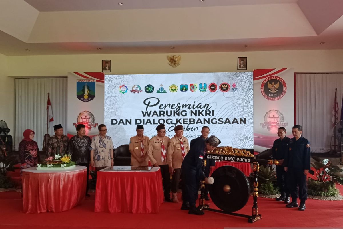 BNPT gandeng Kwarda Pramuka Jatim resmikan WARUNG NKRI di Jember