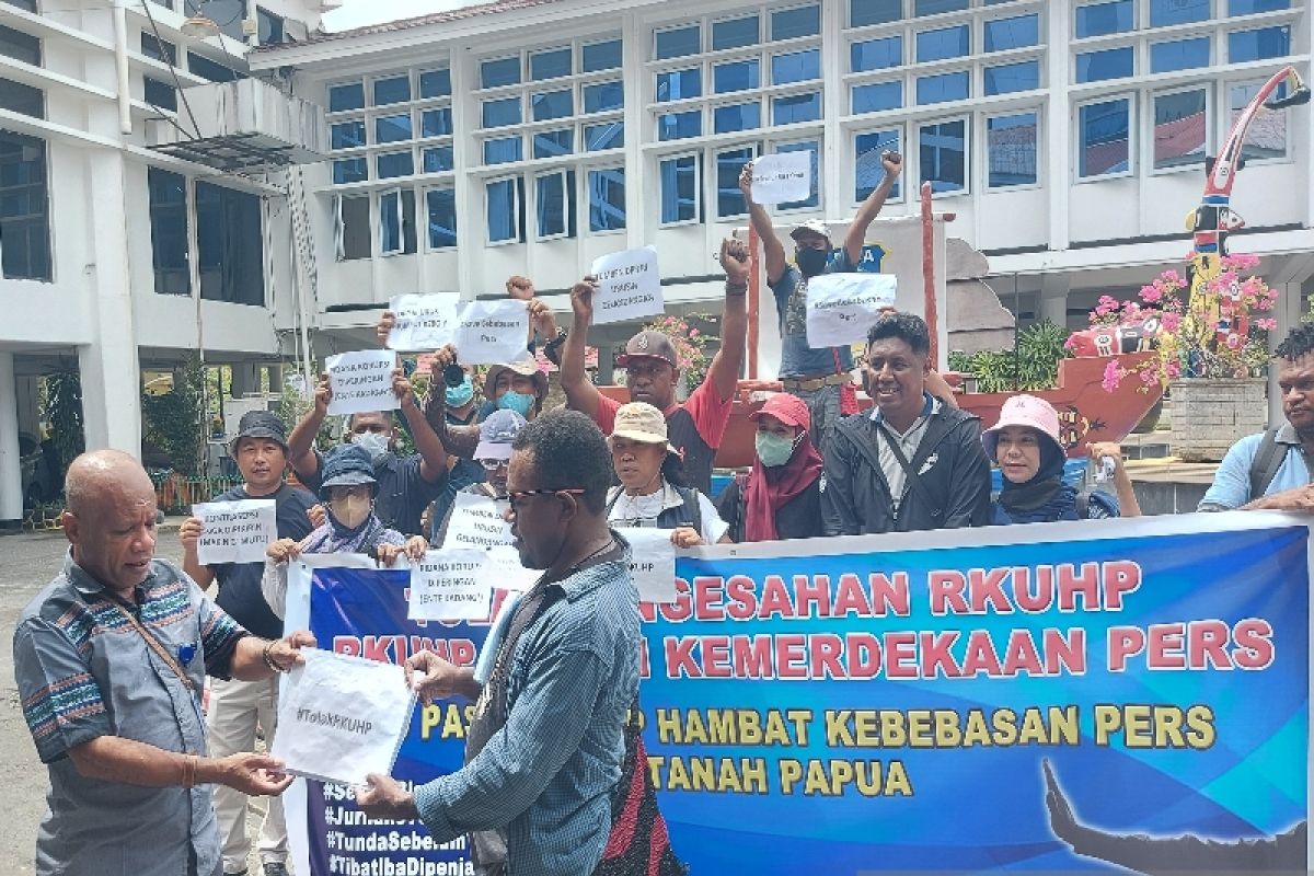 Hambat kebebasan pers, jurnalis Papua tolak RKUHP disahkan