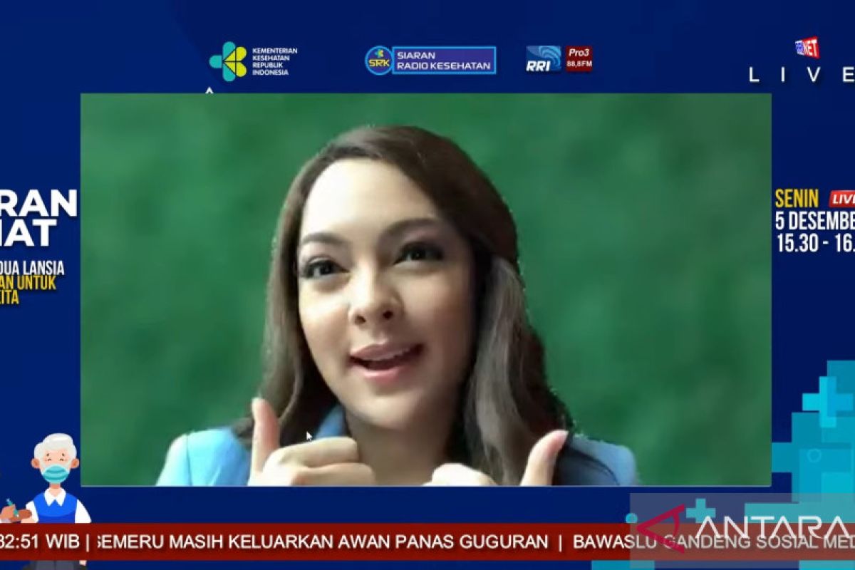 Reisa: Terapkan hidup sehat cegah polio dan COVID-19 di akhir tahun