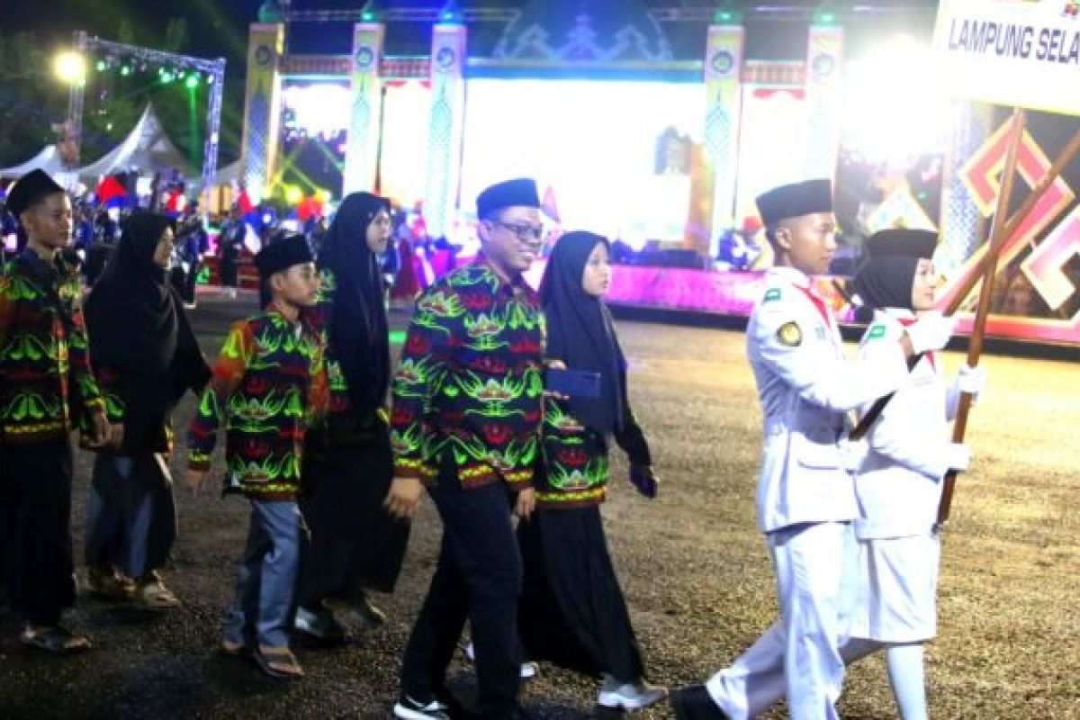 Perangkat Daerah Lampung Selatan hadir di pembukaan MTQ ke-49 Provinsi Lampung