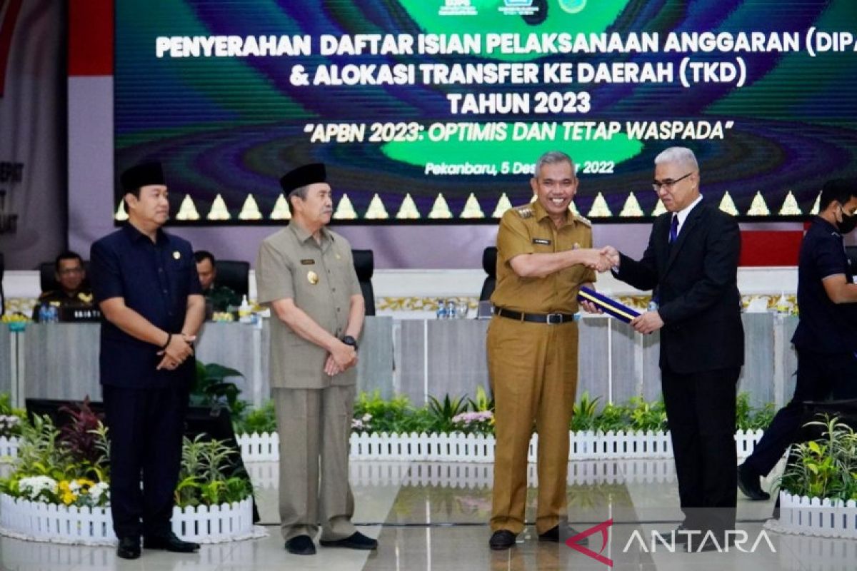 Pemkab Kampar terima DIPA dan Alokasi TKD Rp2 triliun