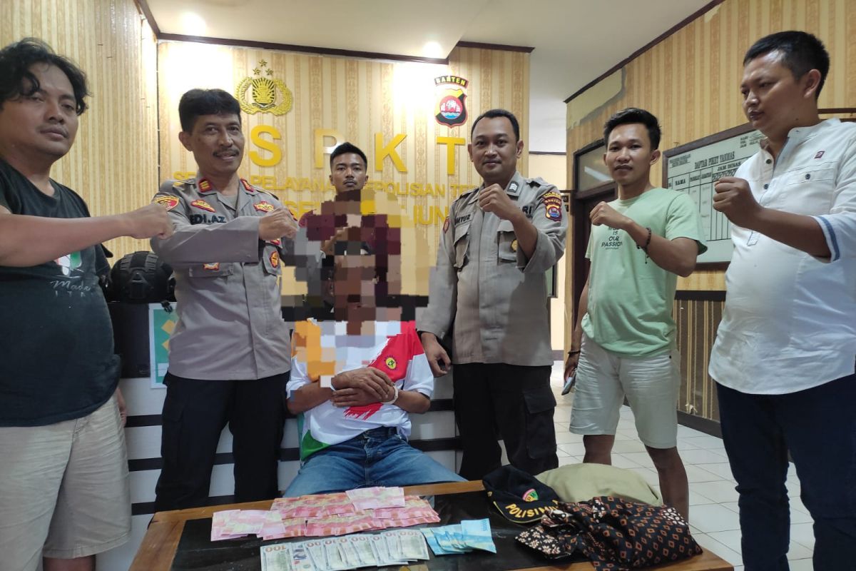 Polisi Pandeglang  tangkap diduga pengedar uang palsu