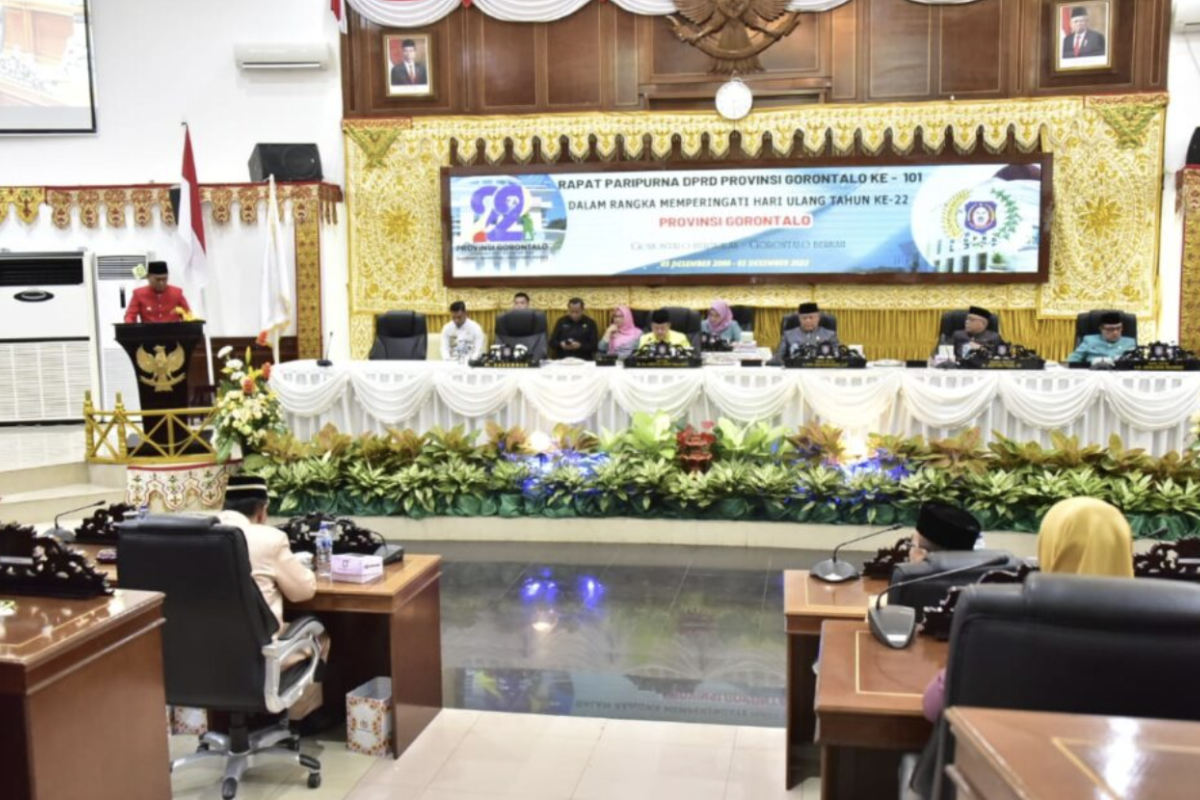 Gubernur sentil perbaikan kinerja saat HUT ke-22 Provinsi Gorontalo