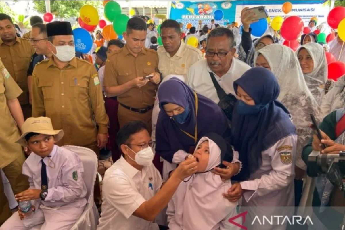 Kemenkes: Imunisasi Polio fokus di wilayah minim peserta