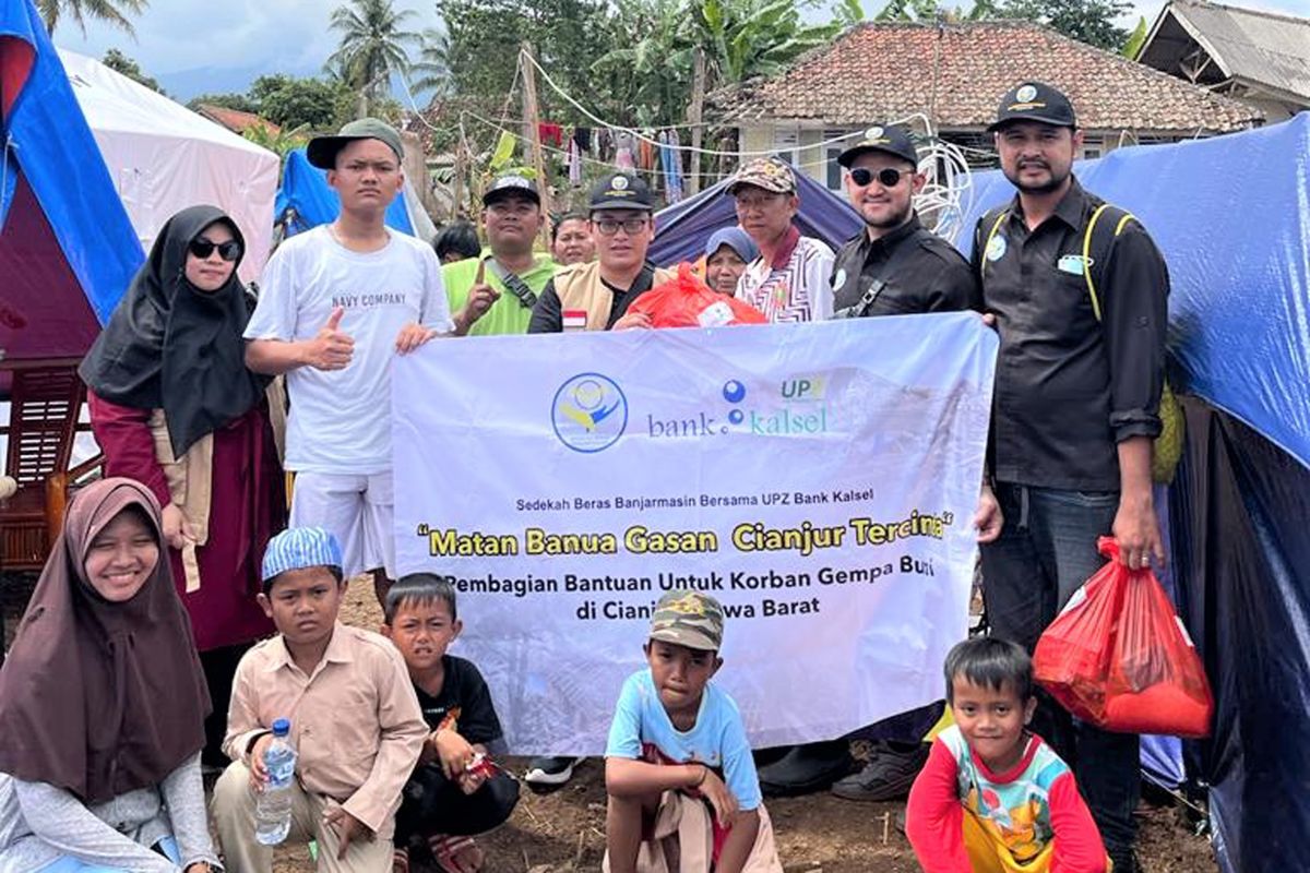 Bantuan Kemanusiaan UPZ tiba di lokasi bencana di Cianjur