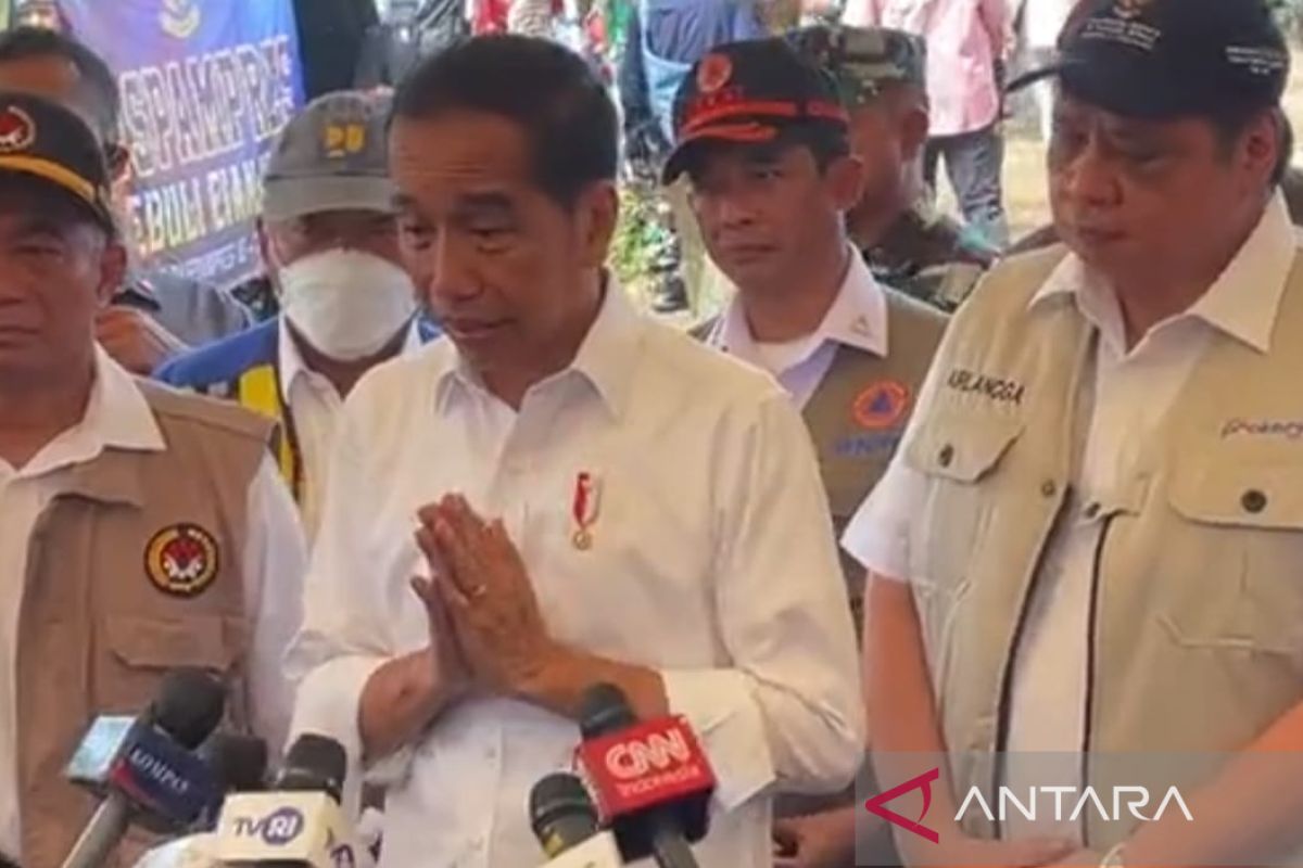 Jokowi : Pembangunan rumah relokasi dimulai Senin