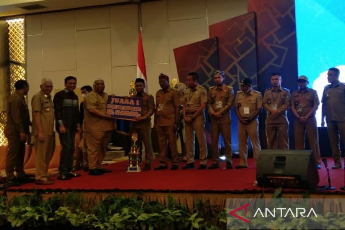 Desa Saludongka Kolaka Utara juara 1 desa tematik tingkat Sultra tahun 2022