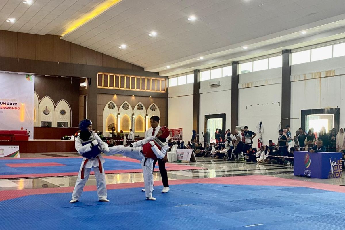 Pidie raih dua medali emas di cabang olahraga Taekwondo