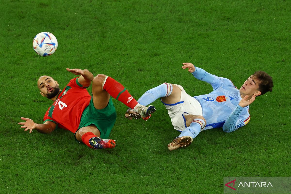 Maroko ke perempat final seusai singkirkan Spanyol lewat adu penalti