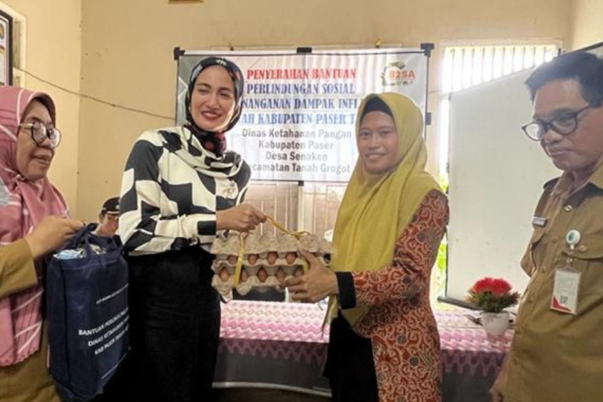 DKP Paser salurkan bantuan pangan kepada warga terdampak Inflasi