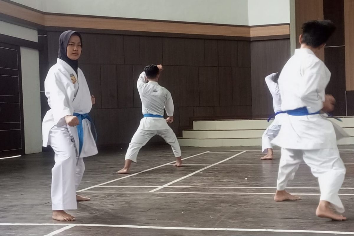 Jelang Porprov 2023, PT Timah berikan fasilitas latihan bagi atlet Karate Bangka Barat