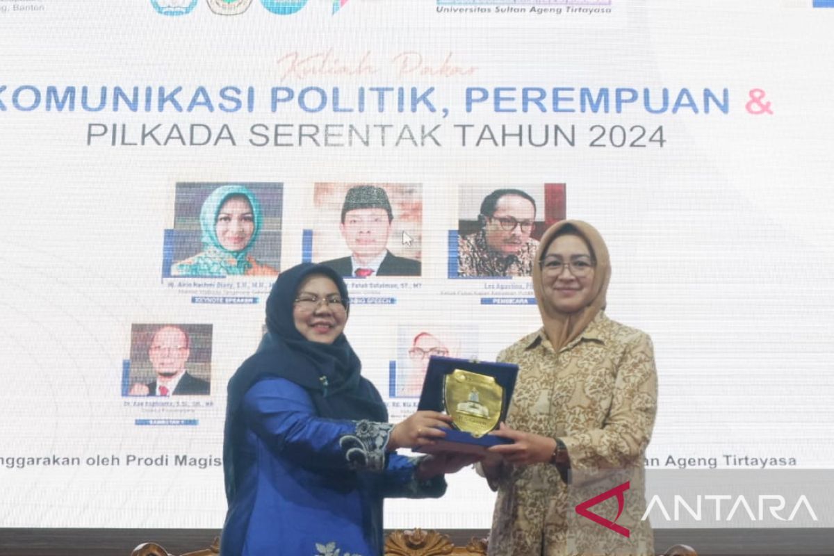 Kuliah Pakar Pascasarjana Untirta, Airin Dorong Konsep Perempuan Adaptif