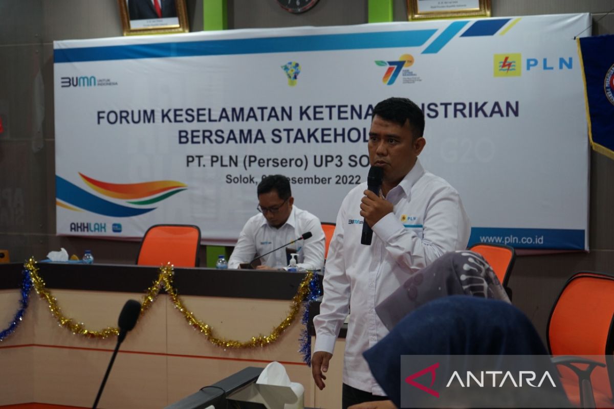 PLN UP3 Solok bagikan pengetahuan K2 kepada pemangku kepentingan