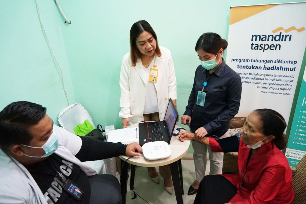 Bank Mandiri Taspen di Medan berikan layanan kesehatan dan konsultansi dokter gratis