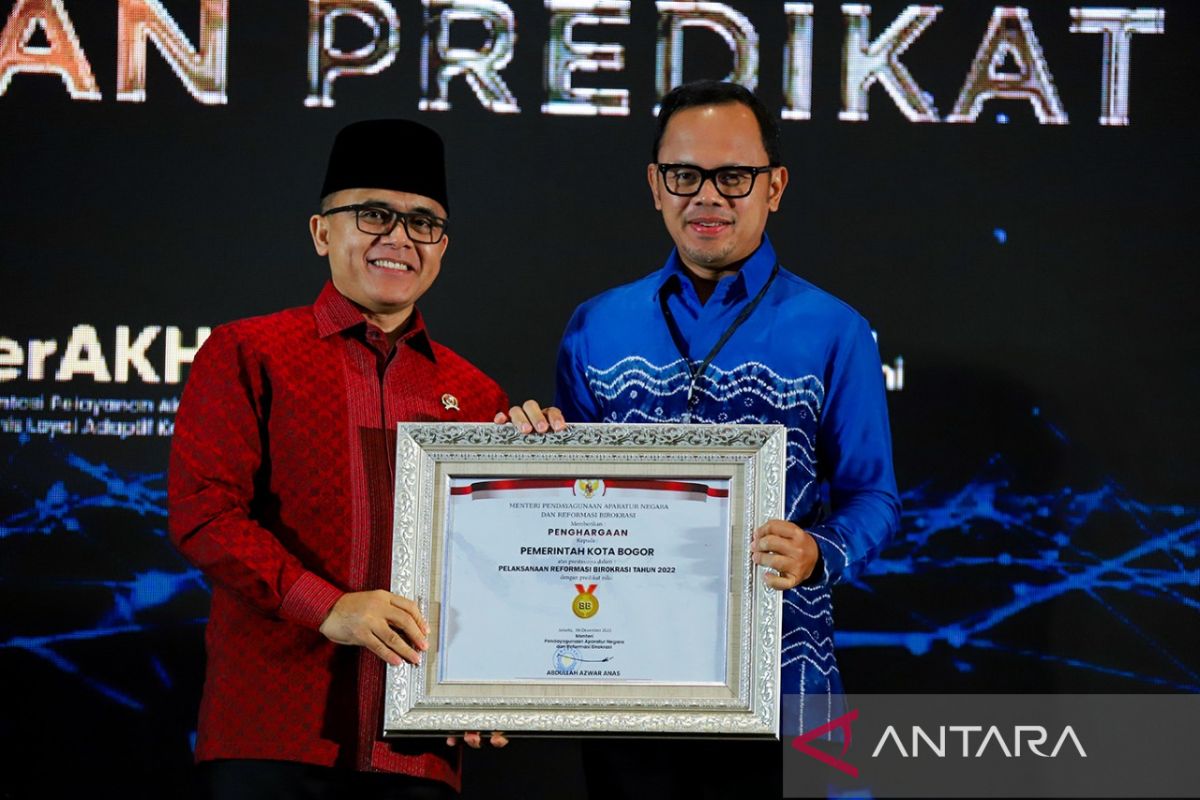 Pemkot Bogor raih dua penghargaan dari Kemenpan RB