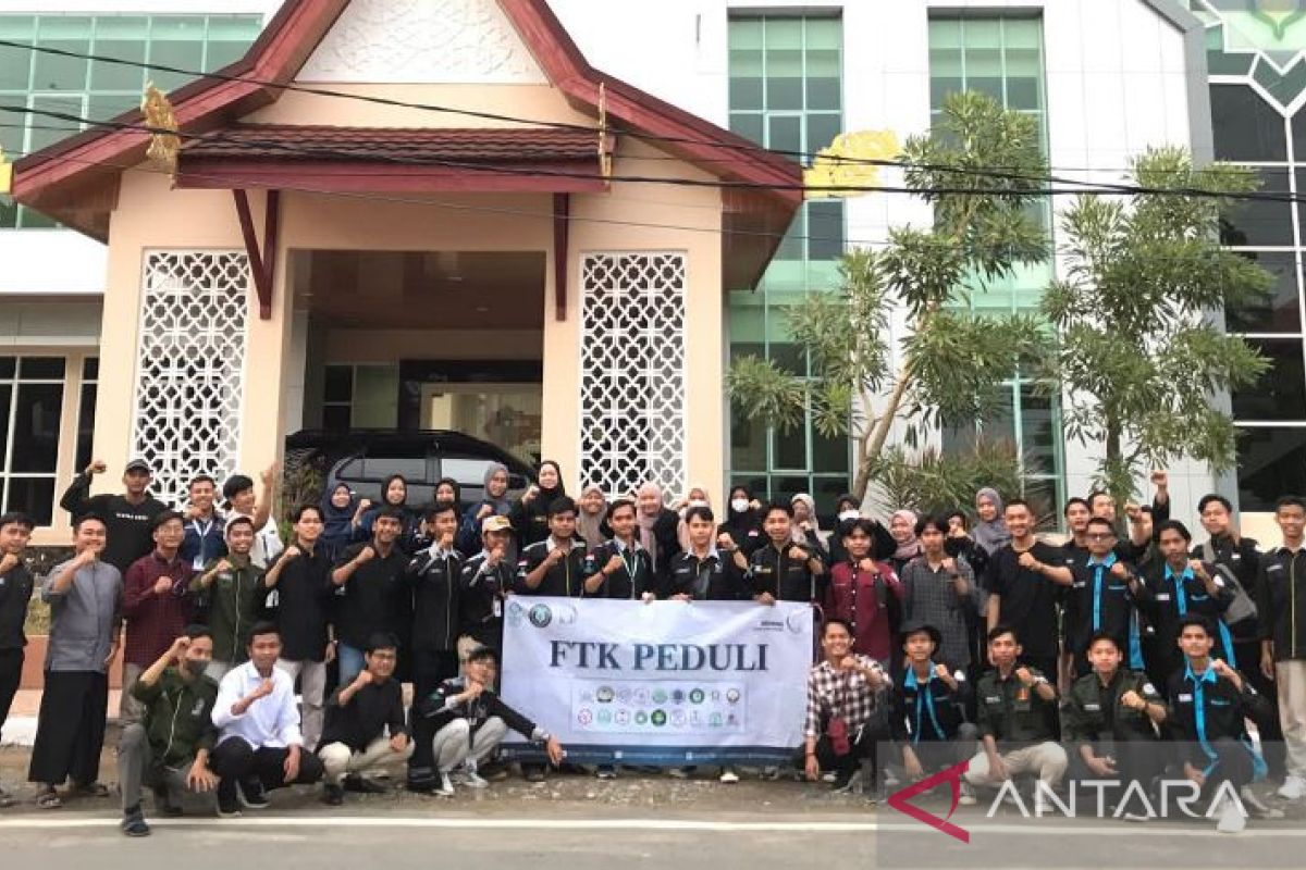 Mahasiswa FTK UIN Antasari Banjarmasin gelar aksi penggalangan dana