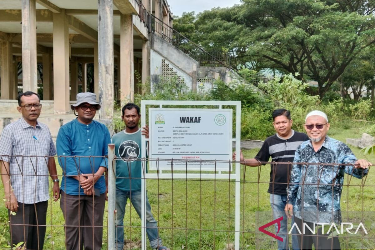 Baitul Mal Aceh lakukan papanisasi puluhan ribu meter tanah aset wakaf