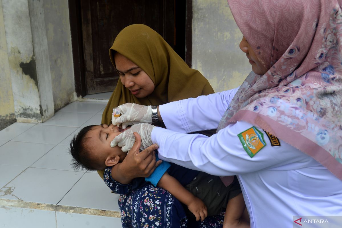 Sebanyak 18.389 anak di Simeulue sudah di imunisasi polio