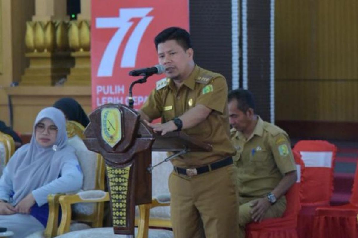 Satono kampanyekan gemar makan sayur dan buah