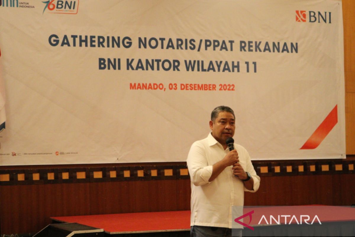 BNI Suluttenggomalut tingkatkan sinergitas notaris-PPAT