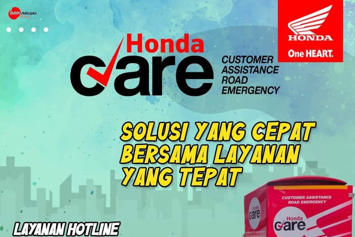 Honda Care solusi yang tepat bersama layanan yang tepat
