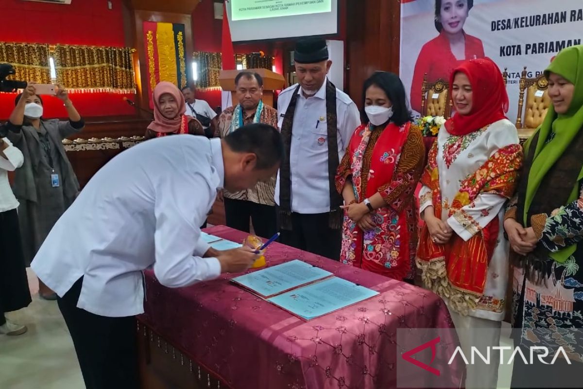 Menteri PPPA luncurkan seluruh desa di Pariaman Ramah Perempuan dan Peduli Anak