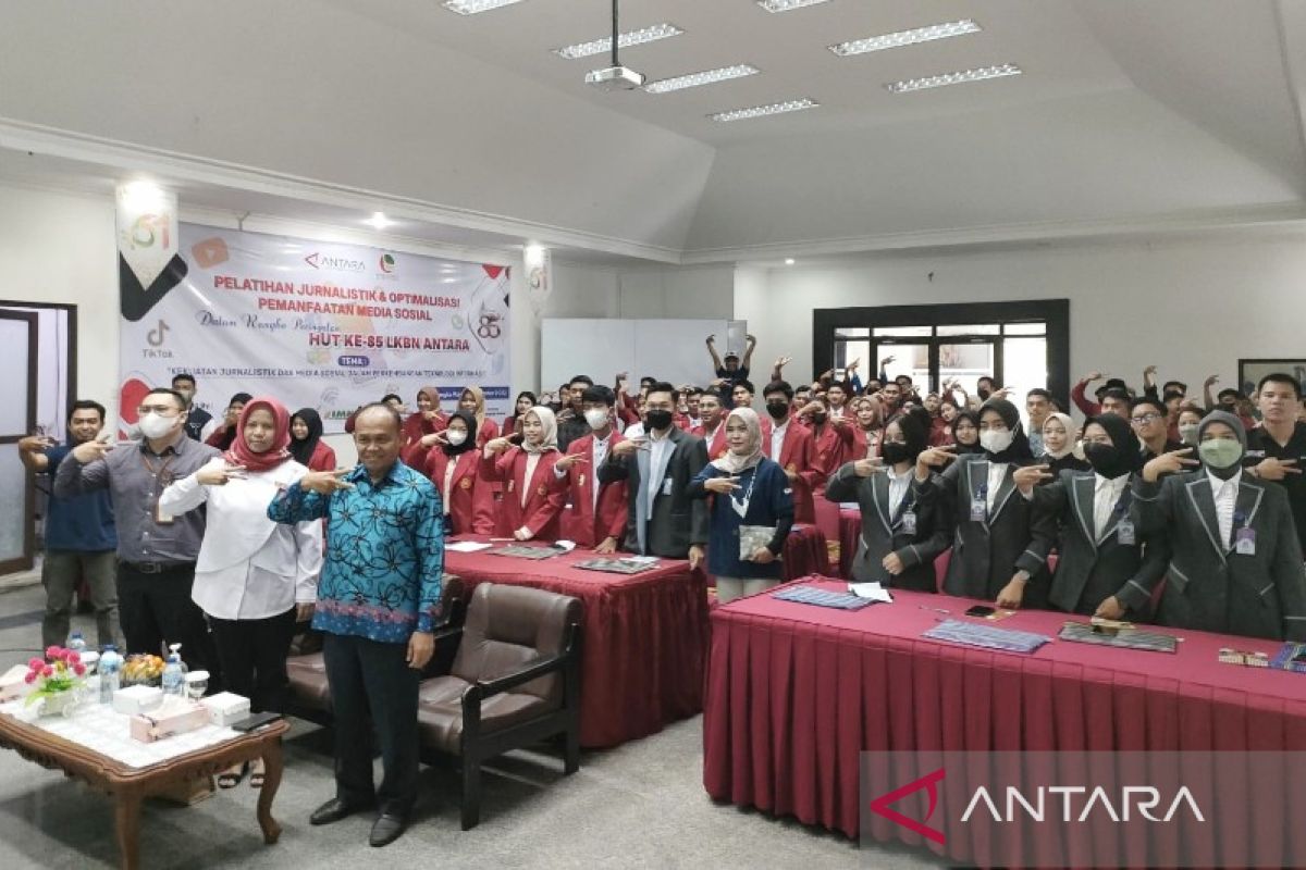 ANTARA berikan pelatihan jurnalistik pada puluhan mahasiswa di Palangka Raya