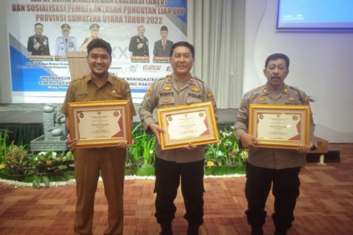 Ketua UPP Polres Tebing Tinggi terima 3 penghargaan pemberantasan pungli