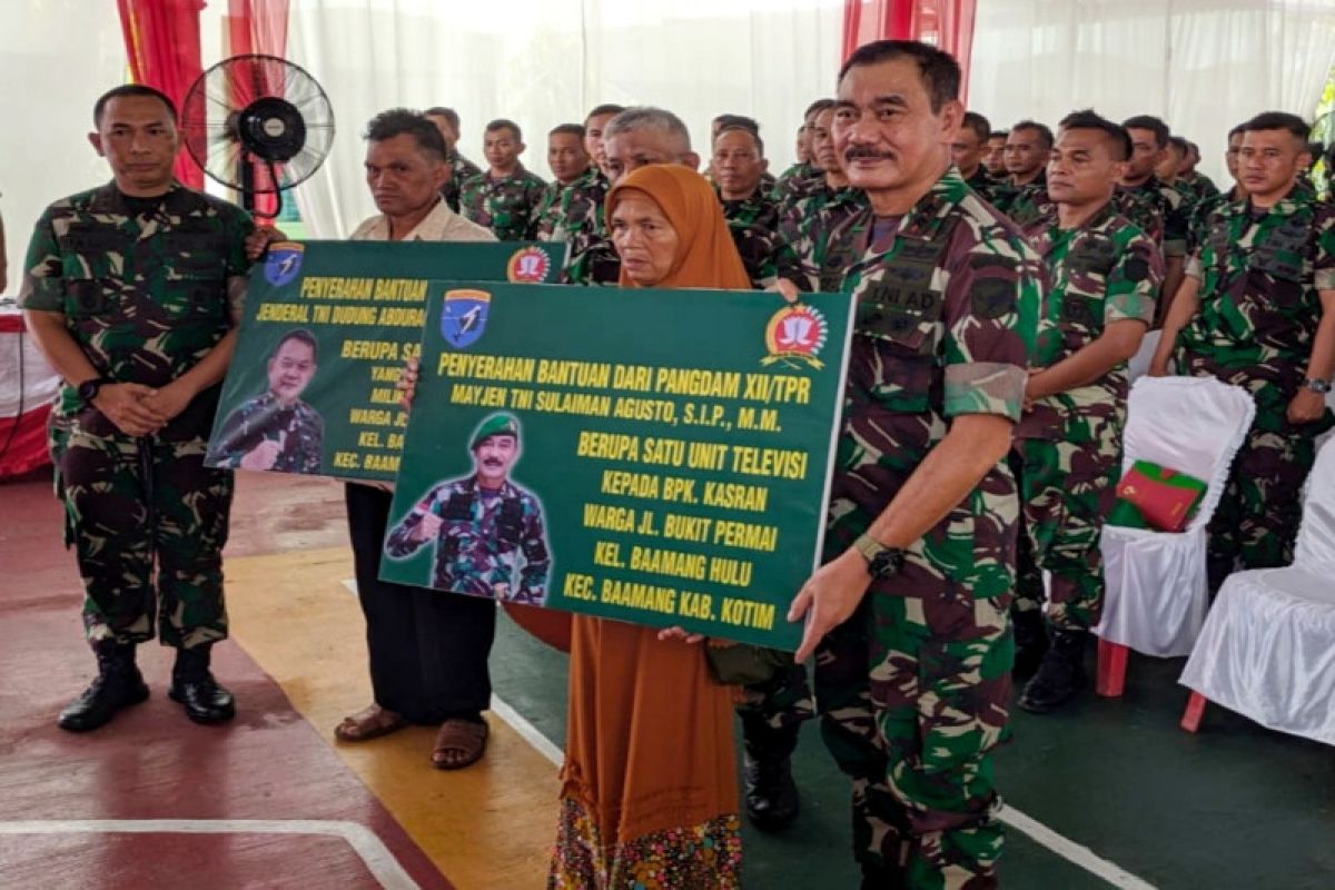 Pangdam XII/Tanjungpura ingatkan anggota Kodim Sampit hadirkan solusi bagi rakyat