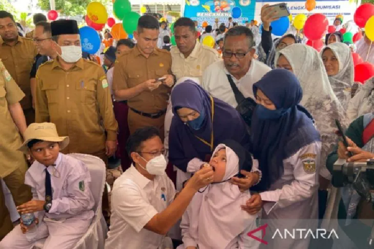 Dinkes catat 5.681 anak di Banda Aceh telah terima imunisasi polio