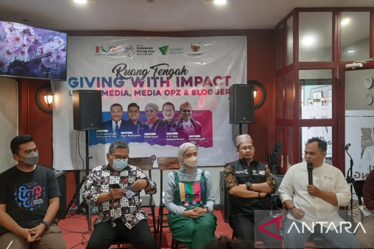 Forum Zakat gelar Indonesia Giving Fest 2022 gaungkan kontribusi zakat