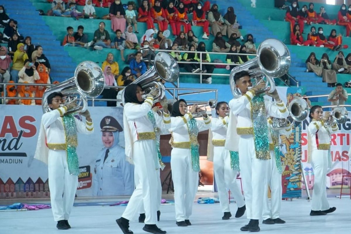 Sebanyak 16 provinsi ikuti Kejurnas Drum Band 2022 di Kota Madiun