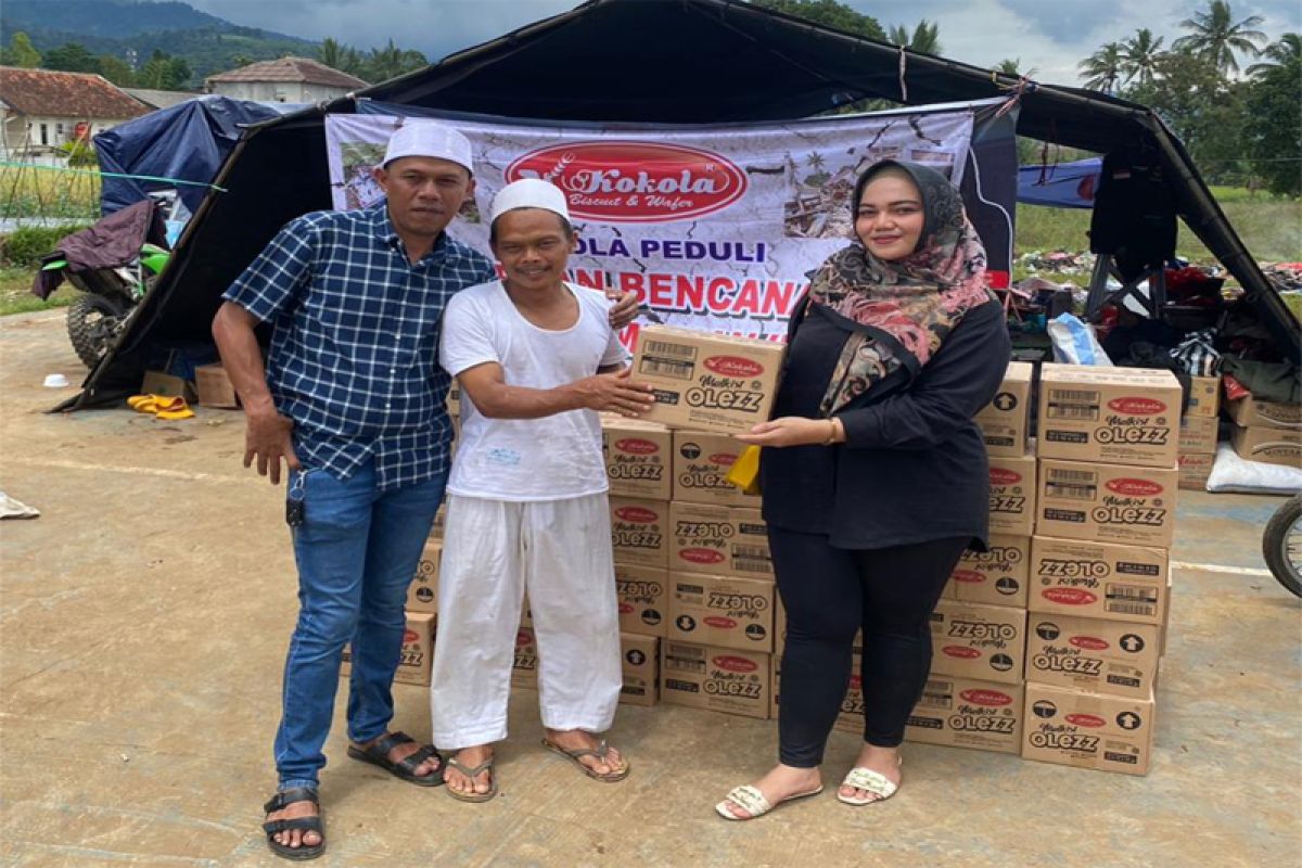 Kokola Groupsalurkan bantuan ke korban gempa Cianjur