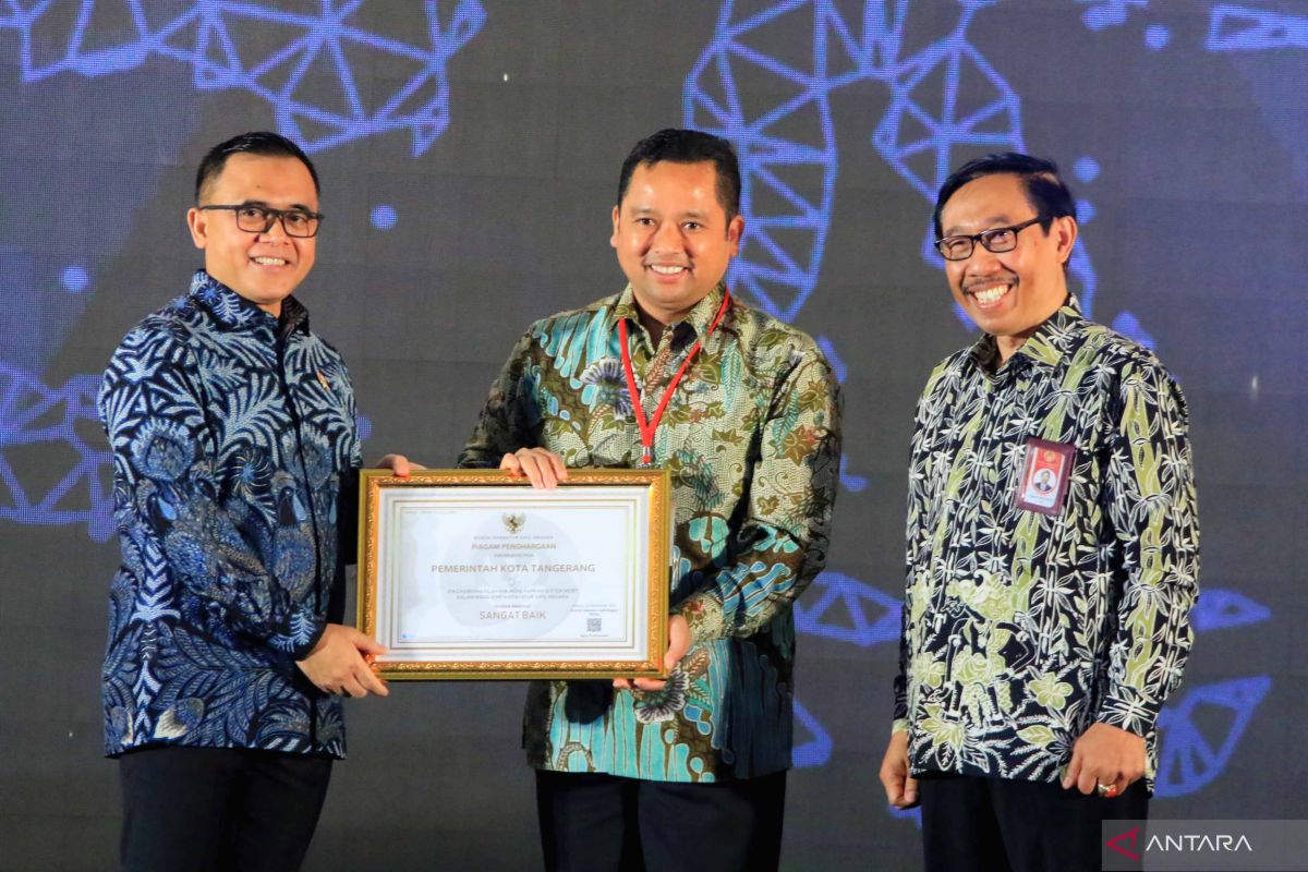 Pemkot Tangerang dapat Anugerah Meritokrasi 2022 dari KASN dengan nilai tertinggi se Indonesia
