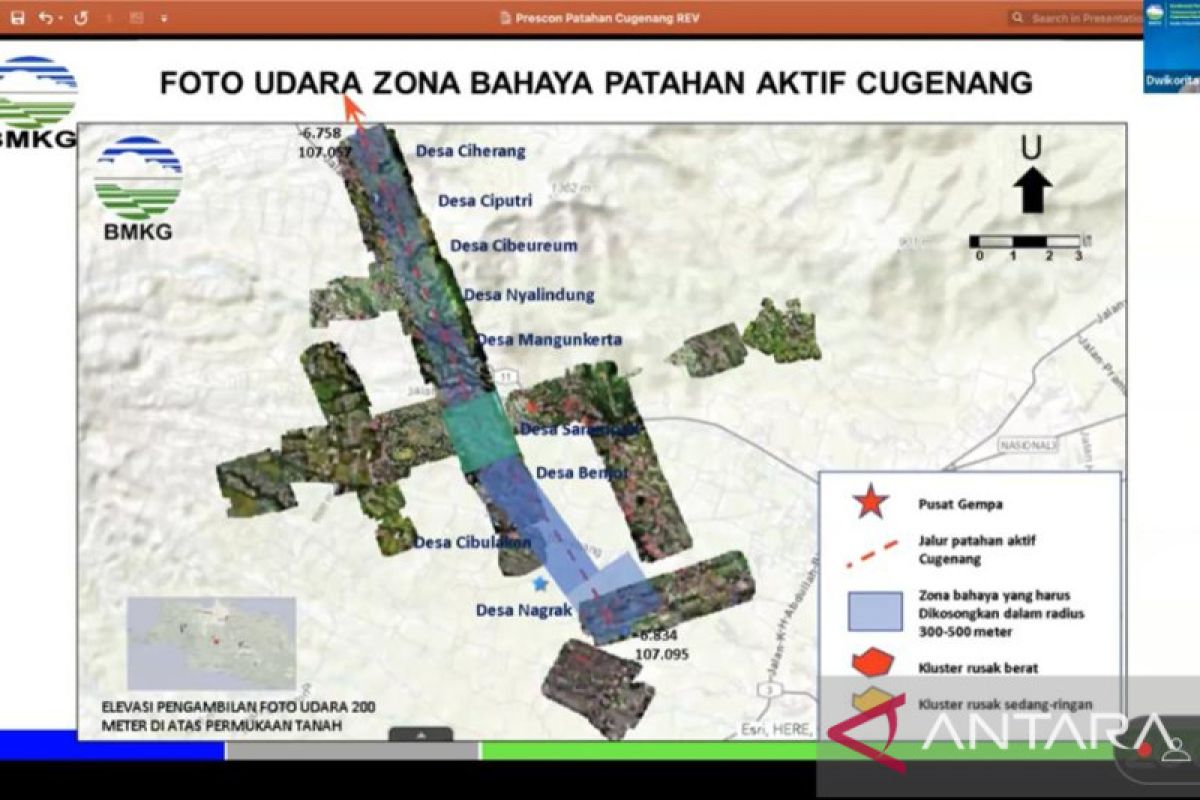 Kepala BMKG: Patahan Cugenang selama ini belum teridentifikasi