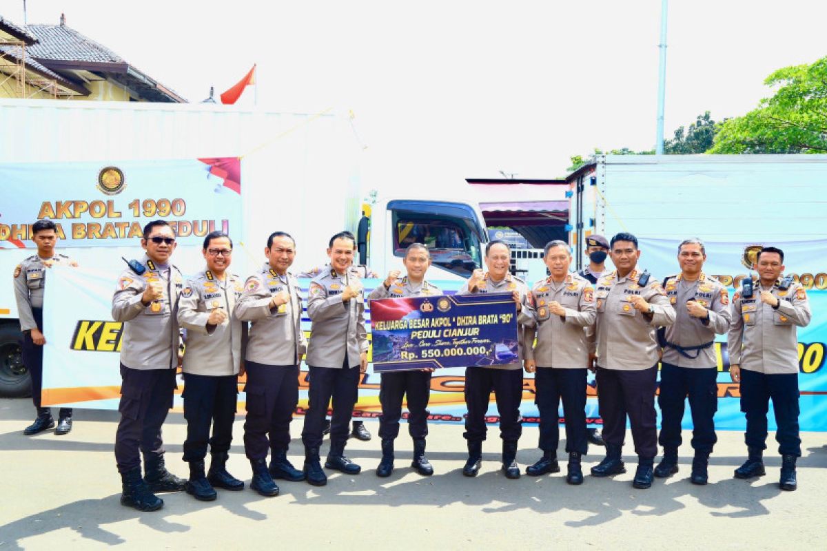 Alumni Akpol 1990 bantu korban gempa Cianjur kembali pulih