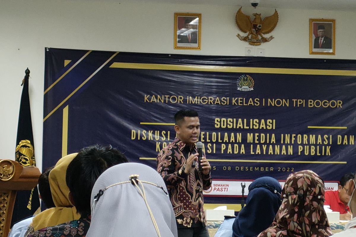 Imigrasi Bogor diskusi penguatan media informasi layanan publik