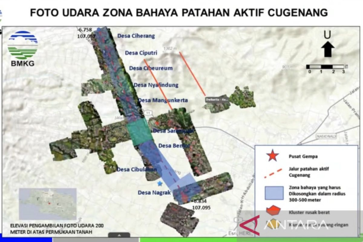 BMKG: Patahan gempa Cianjur merupakan patahan baru