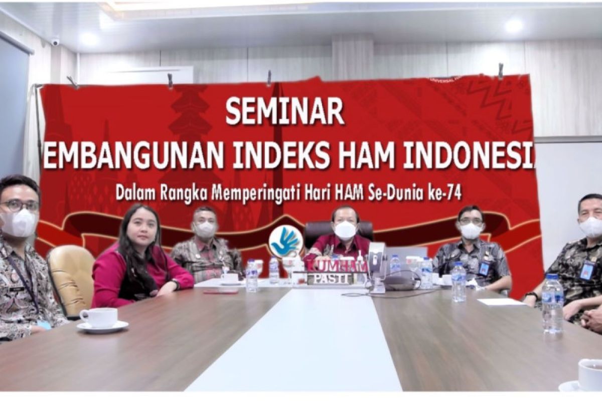 Kakanwil Kemenkumham Sumsel ikuti Seminar Pembangunan Indeks HAM Indonesia