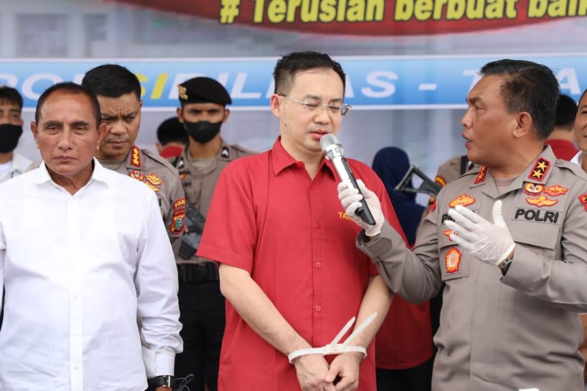 Polda Sumut lengkapi berkas perkara  TPPU tersangka bos judi Apin BK