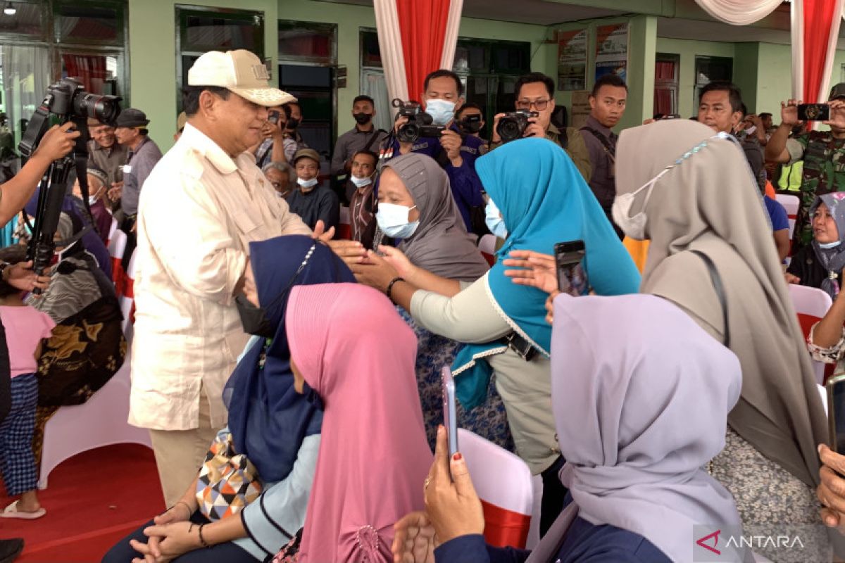 Menteri Prabowo minta warga menjaga kerukunan dan keamanan